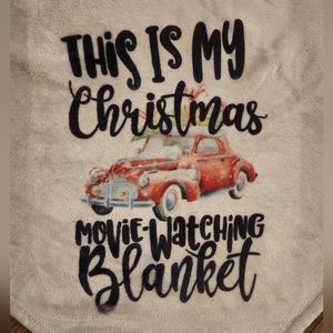 This is my Christmas Movie Watching Blanket